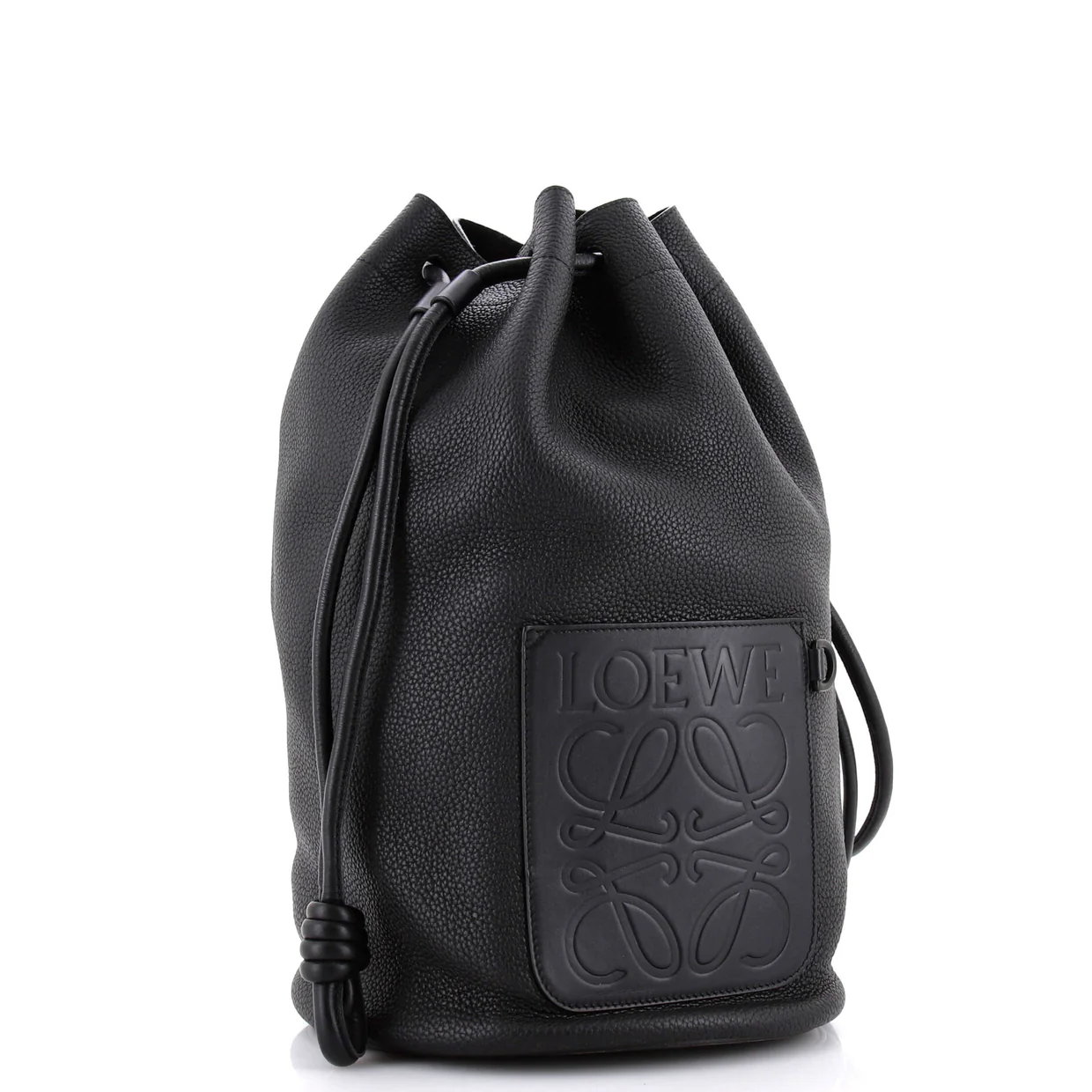 Sailor Bucket Backpack Leather - Deep Luxury