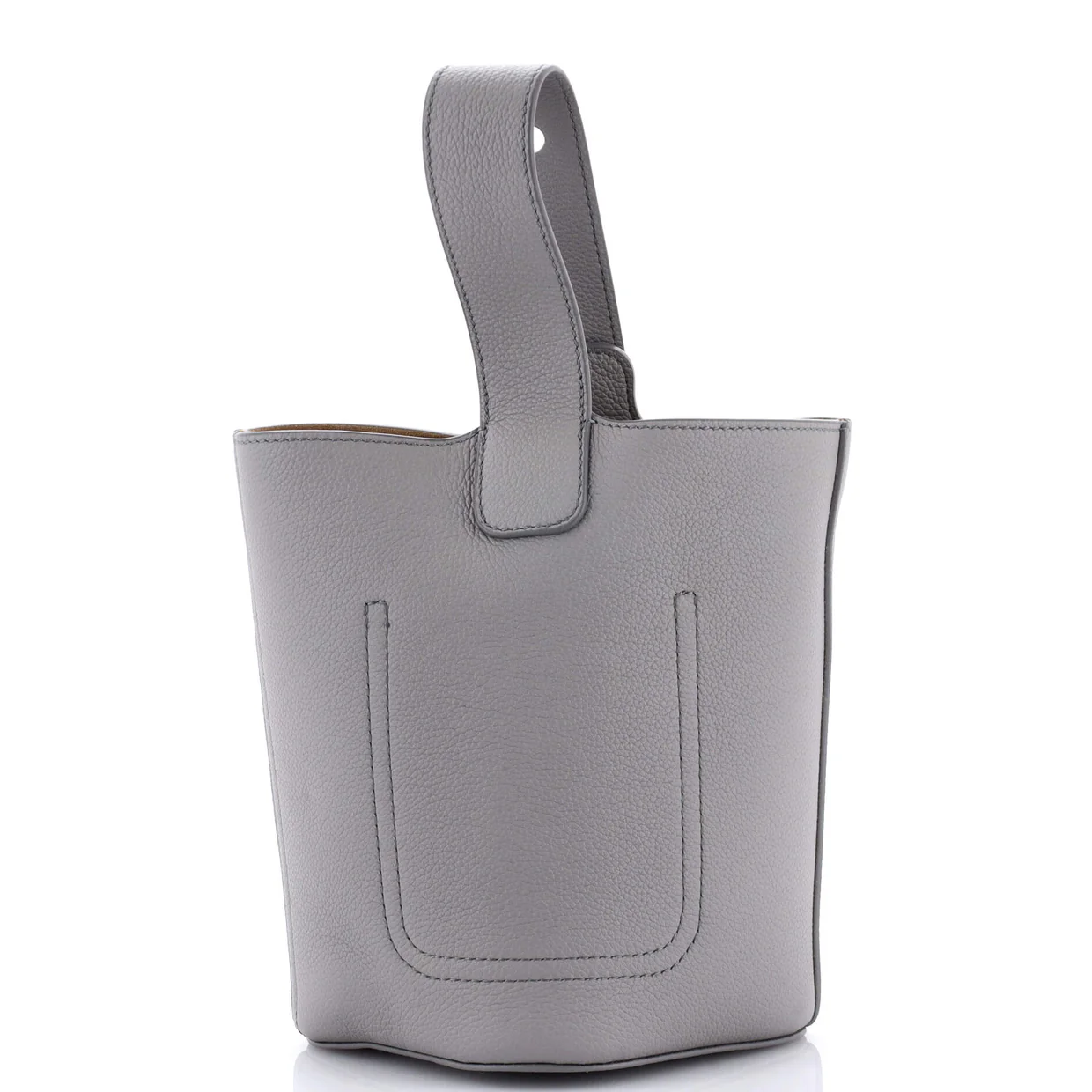 Pebble Bucket Bag Leather - Deep Luxury