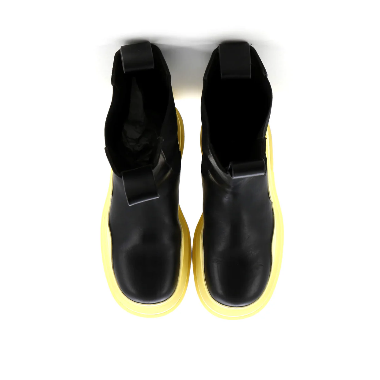 Men's Tire Chelsea Boots Leather and Rubber - Deep Luxury
