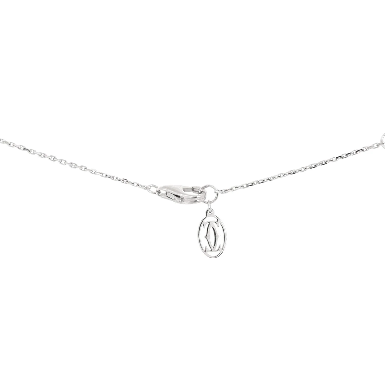 Etincelle de Cartier Teardrop Pendant Necklace 18K White Gold and Diamonds - Deep Luxury