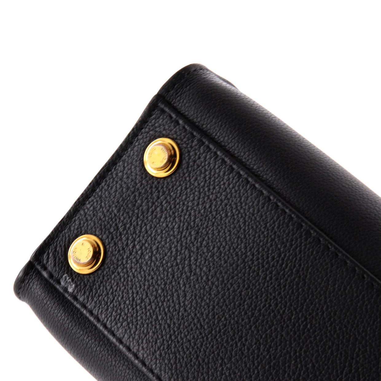 On My Side Tote Leather with Monogram Canvas PM - Deep Luxury