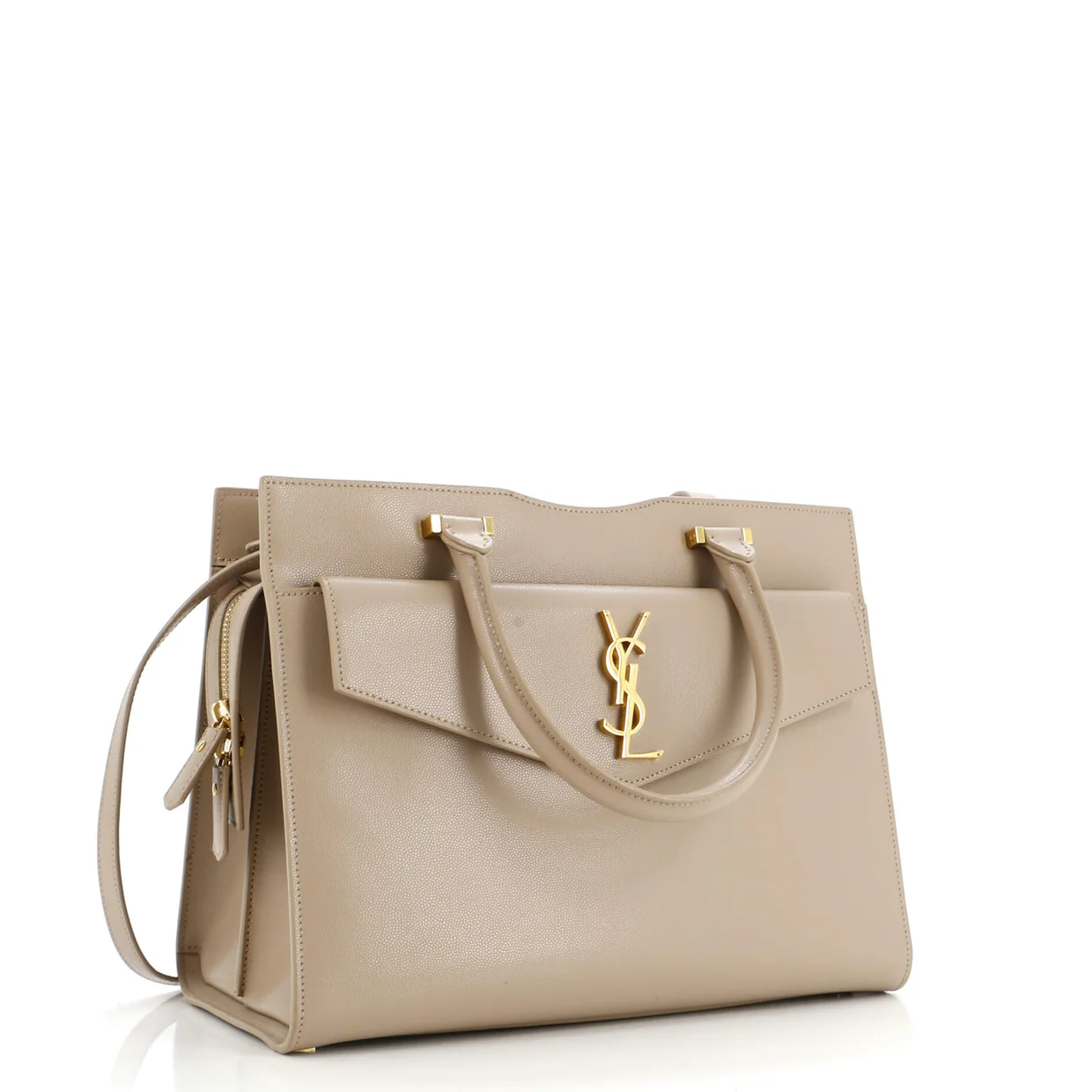 Uptown Tote Leather Medium - Deep Luxury