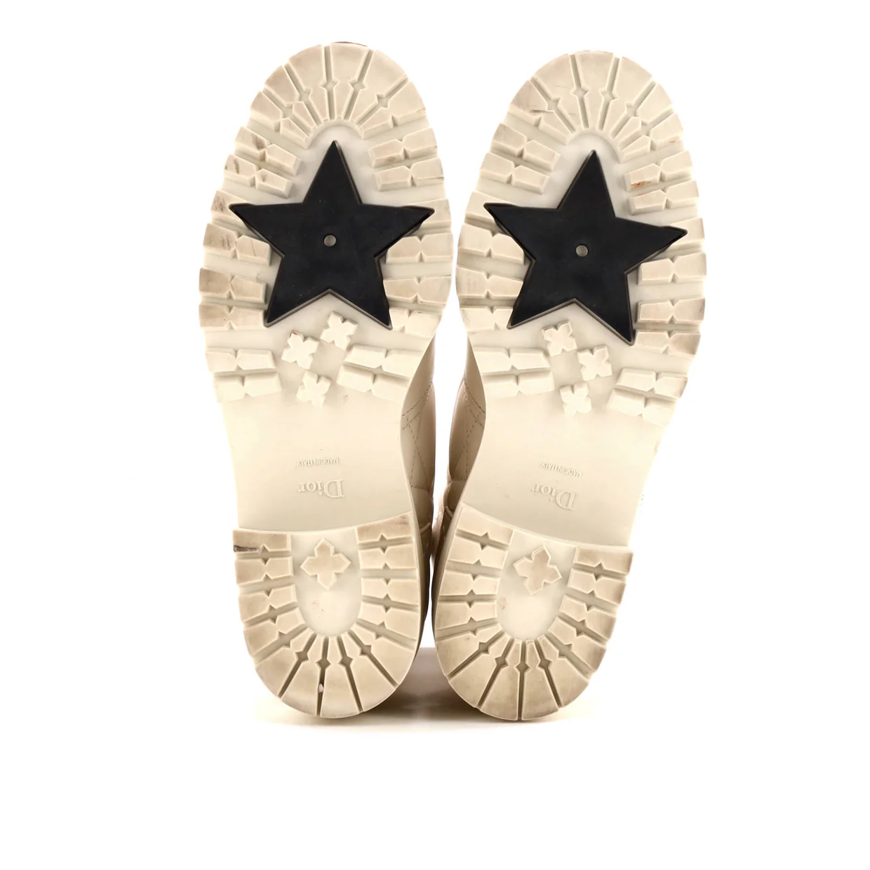 Women's D-Unit Combat Boots Cannage Quilt Leather - Deep Luxury