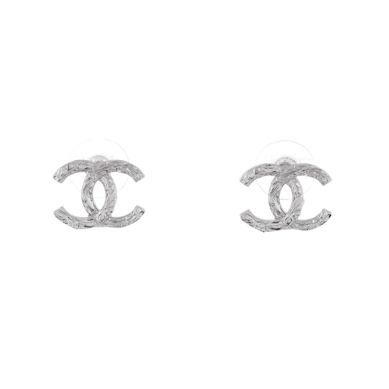 CC Stud Earrings Metal Small - Deep Luxury