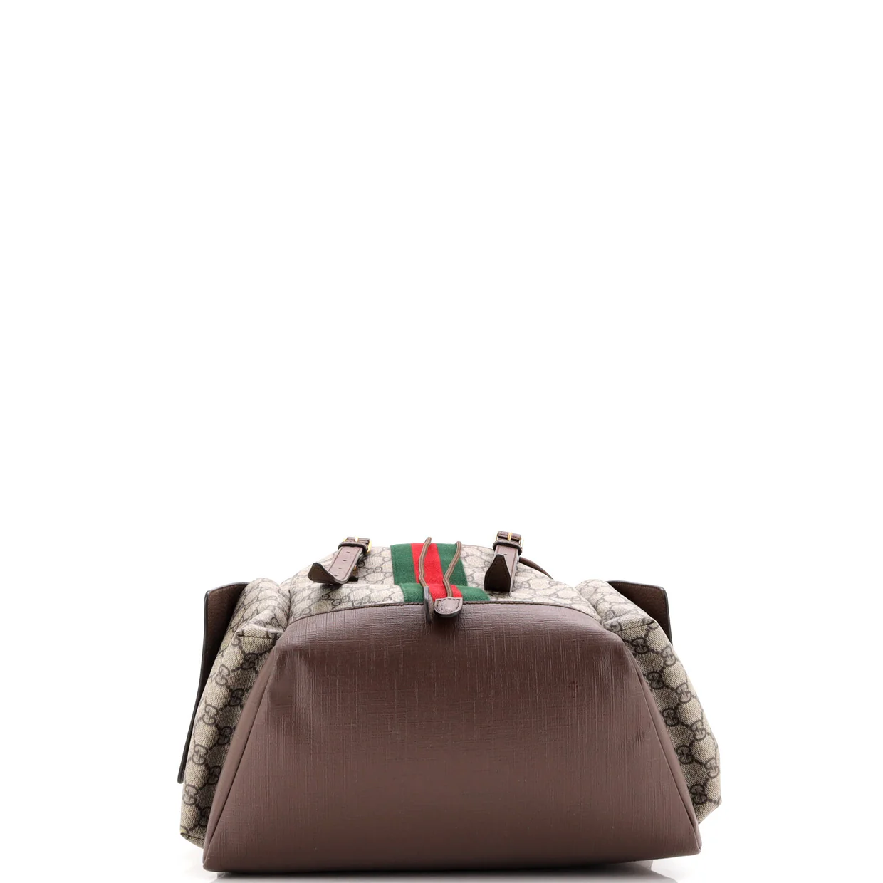 Ophidia Flap Backpack GG Coated Canvas Medium - Deep Luxury