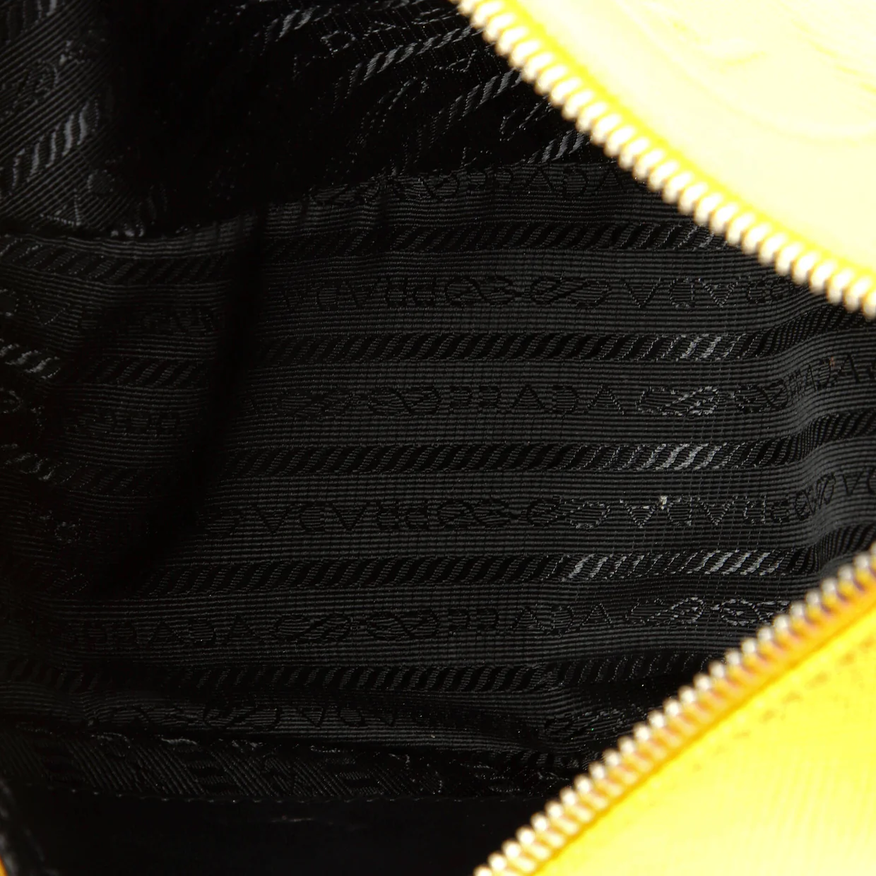 Triangle Logo Zip Crossbody Bag Saffiano Leather Small - Deep Luxury