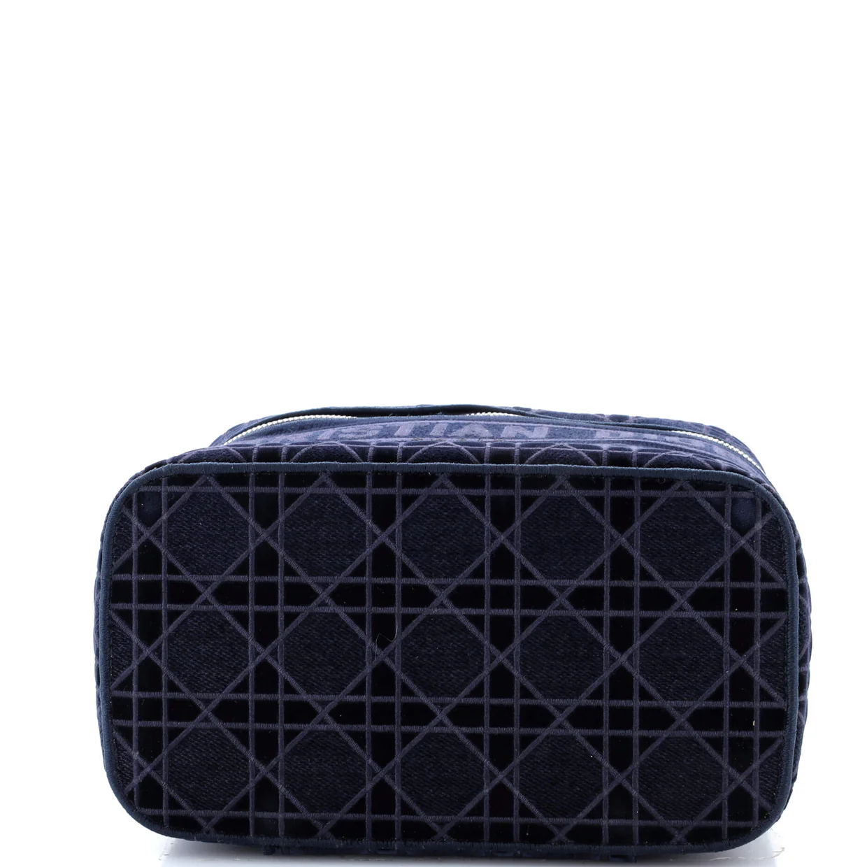 DiorTravel Vanity Case Cannage Embroidered Velvet - Deep Luxury
