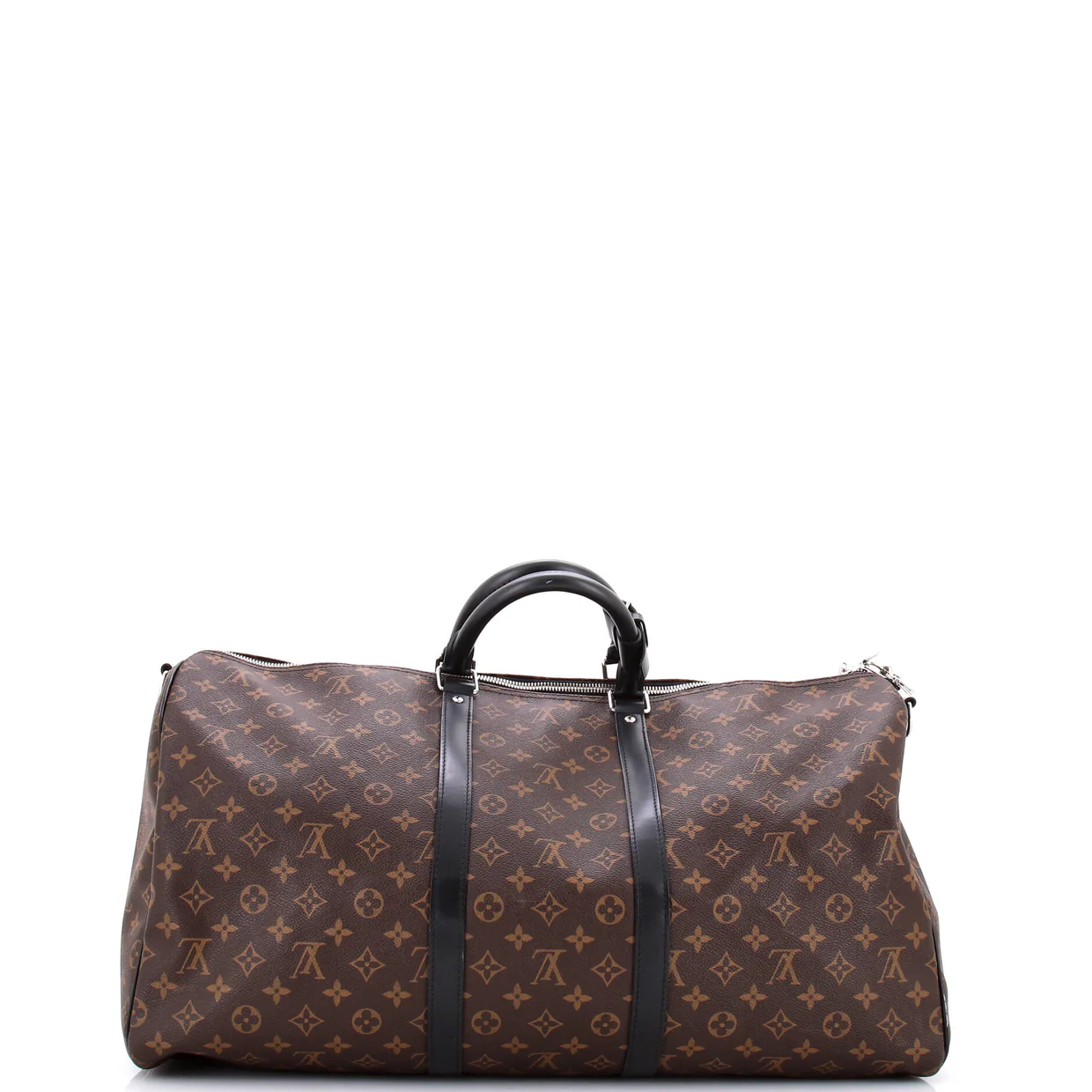 Keepall Bandouliere Bag Macassar Monogram Canvas 55 - Deep Luxury