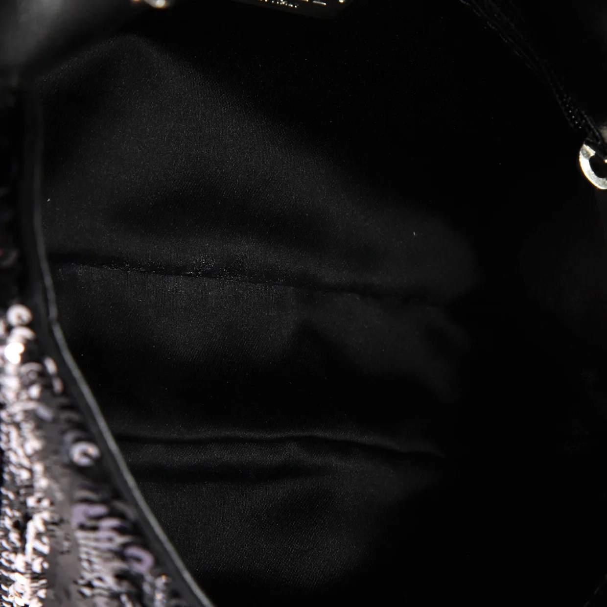 CC Flap Bag Chevron Sequins Mini - Deep Luxury