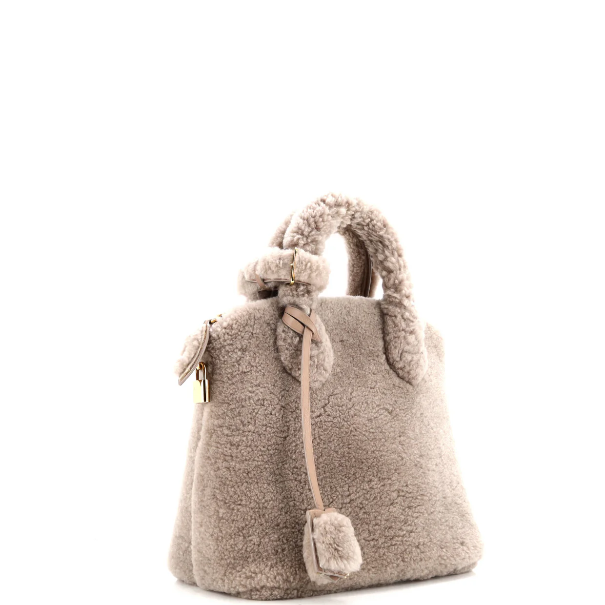 Lockit Handbag Shearling - Deep Luxury