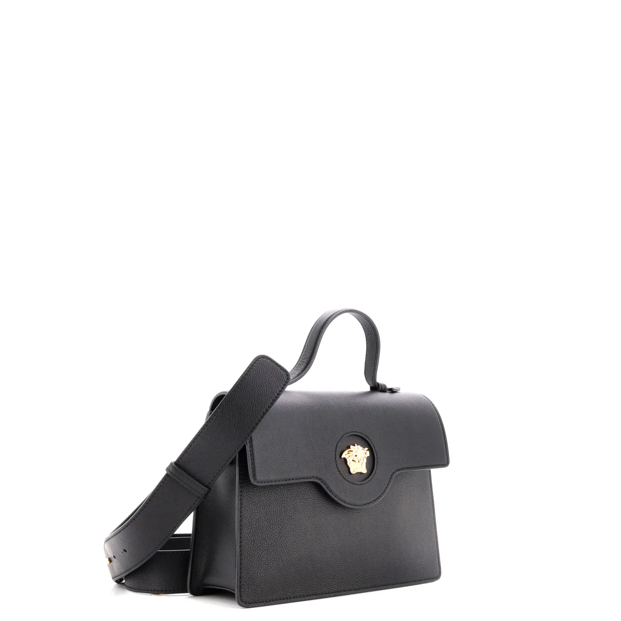 La Medusa Top Handle Tote Bag Leather - Deep Luxury