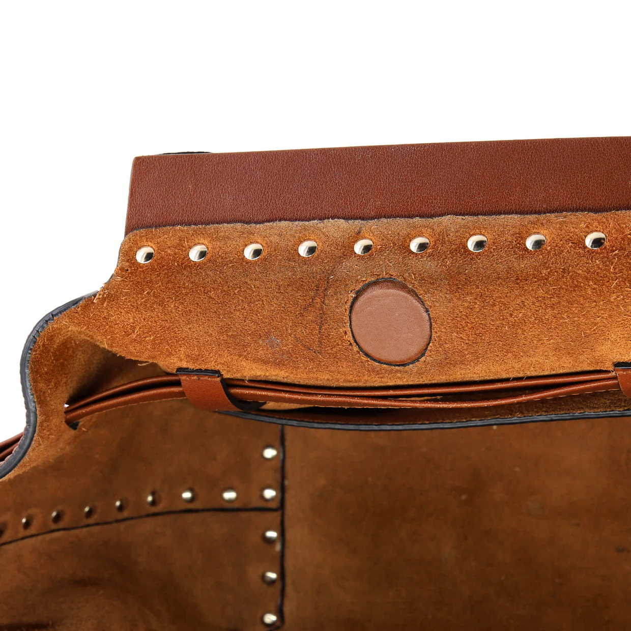 Rockstud Bucket Shoulder Bag Leather Small - Deep Luxury