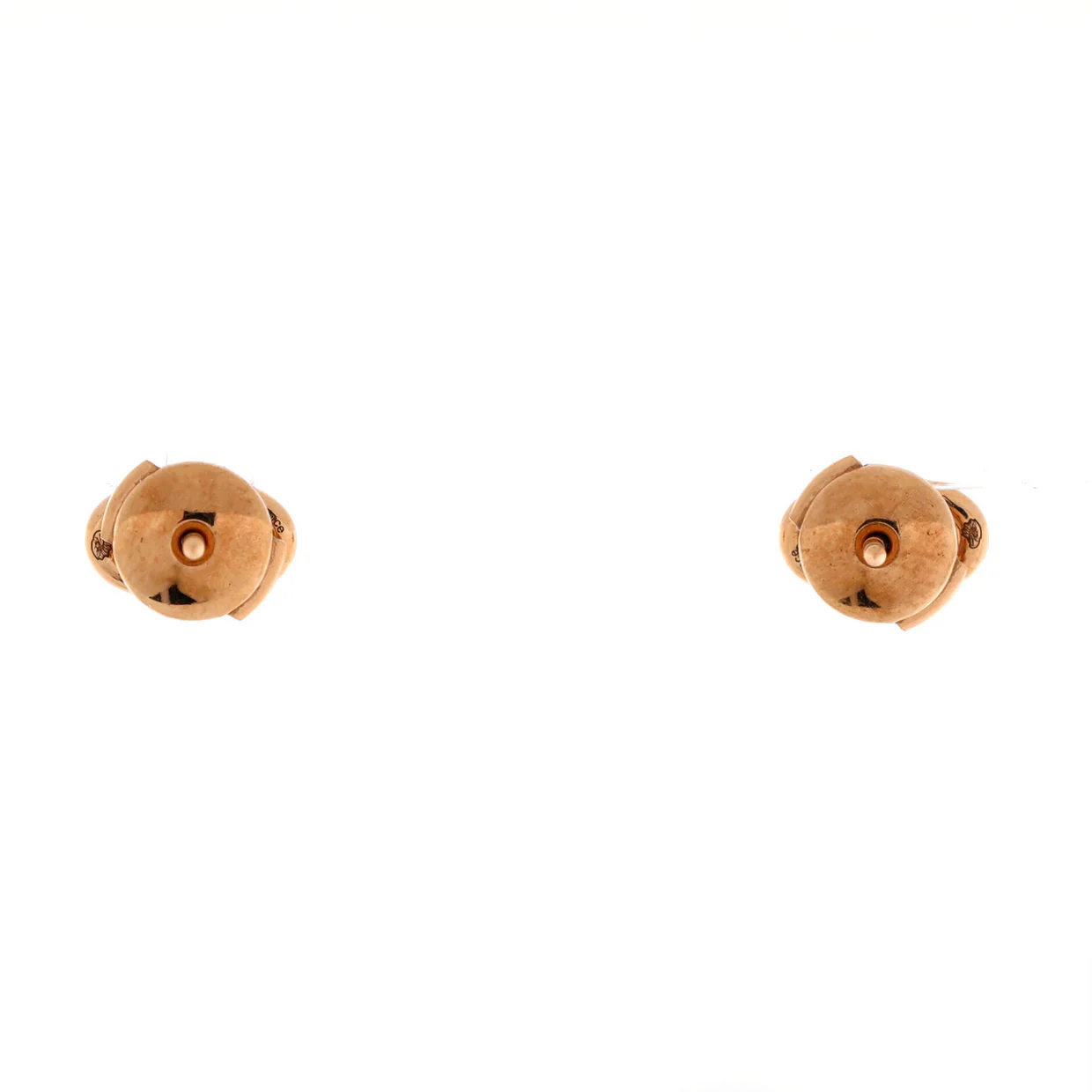 Farandole Stud Earrings 18K Rose Gold Very Small - Deep Luxury