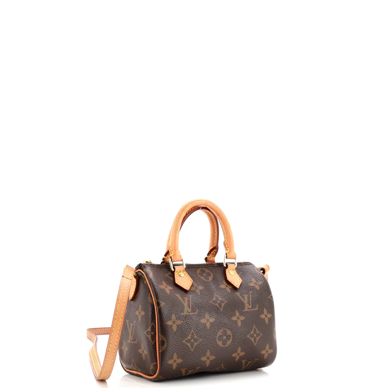 Speedy Bandouliere Bag Monogram Canvas Nano - Deep Luxury