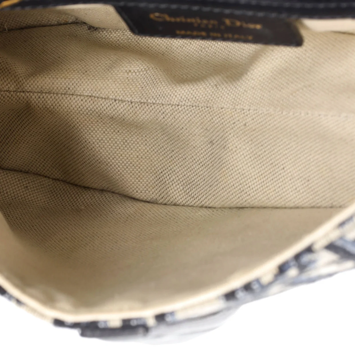 Saddle Handbag Oblique Canvas Medium - Deep Luxury