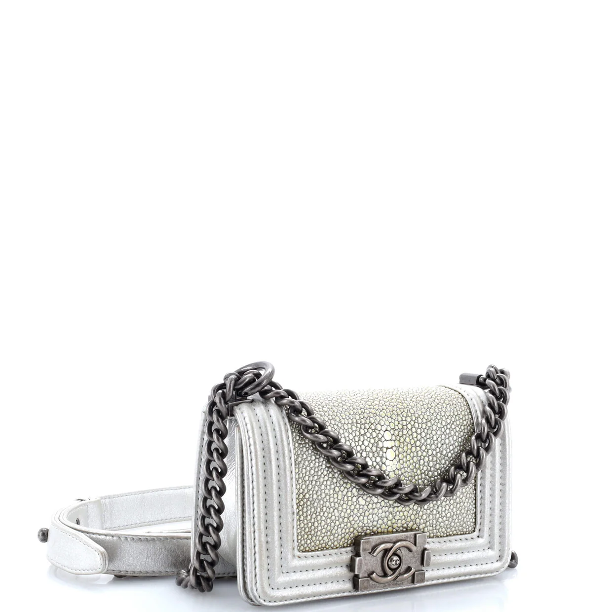 Boy Flap Bag Stingray Mini - Deep Luxury