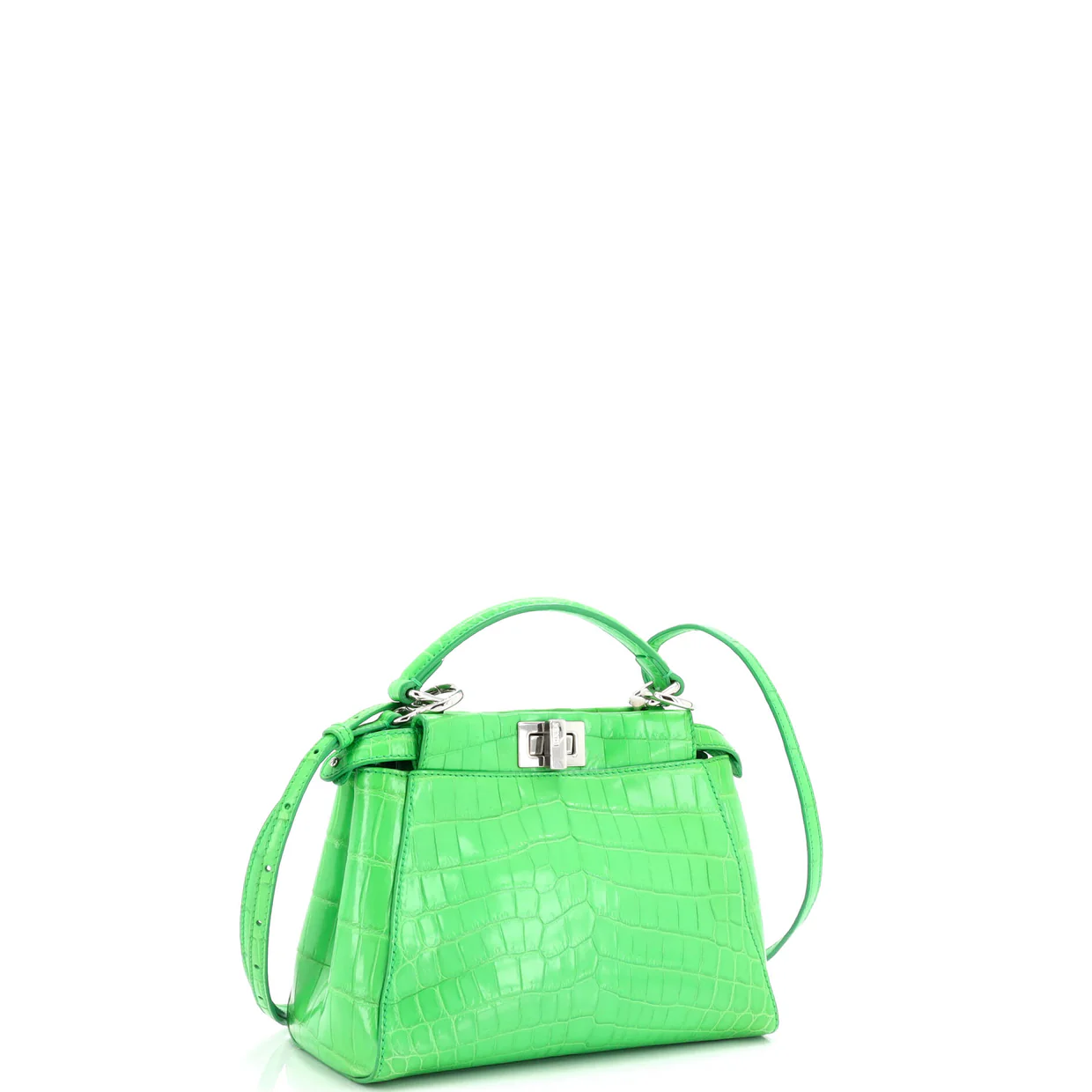 Peekaboo Bag Crocodile Mini - Deep Luxury