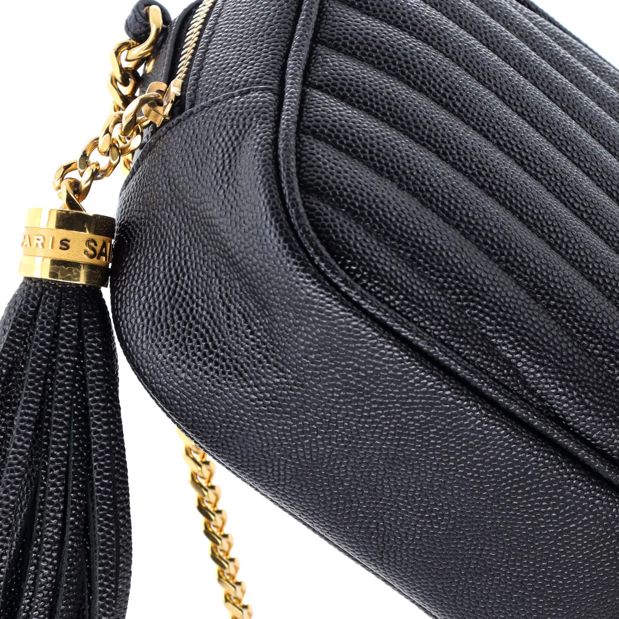 Lou Camera Bag Matelasse Chevron Leather Mini - Deep Luxury