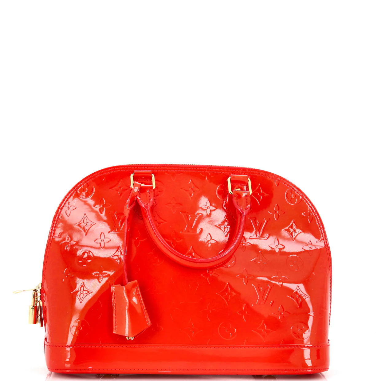 Alma Handbag Monogram Vernis PM - Deep Luxury