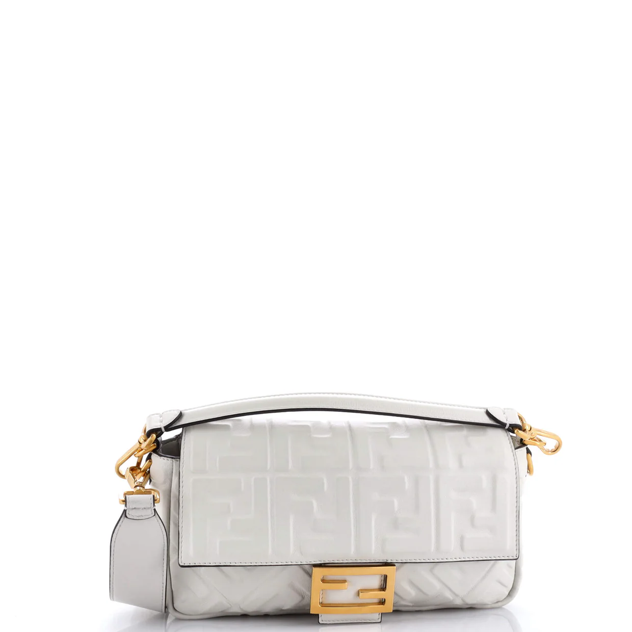 Baguette NM Bag Zucca Embossed Leather Medium - Deep Luxury