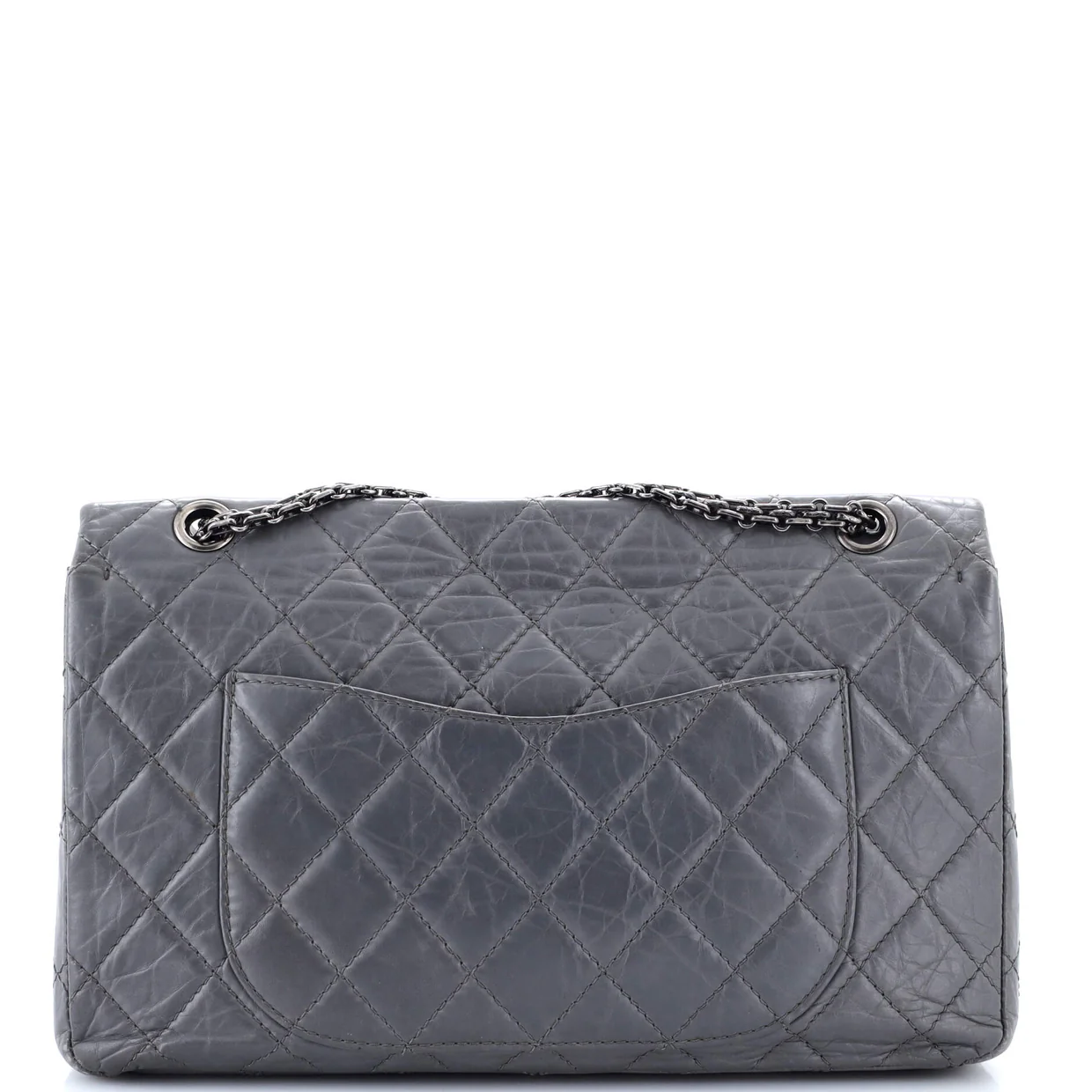 Reissue 2.55 Flap Bag Quilted Aged Calfskin 227 - Deep Luxury