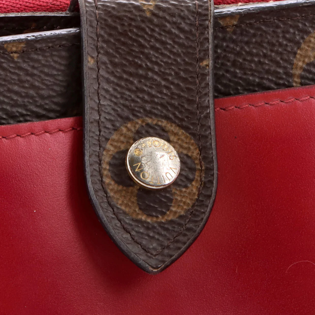 Juliette Wallet Monogram Canvas and Leather - Deep Luxury