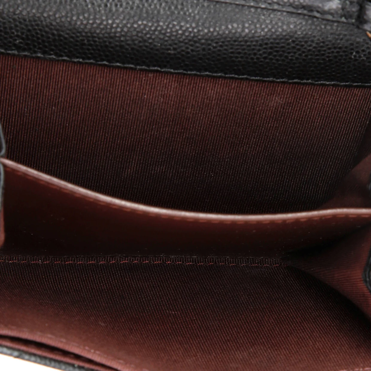 Classic Flap Card Holder on Chain Quilted Caviar Mini - Deep Luxury