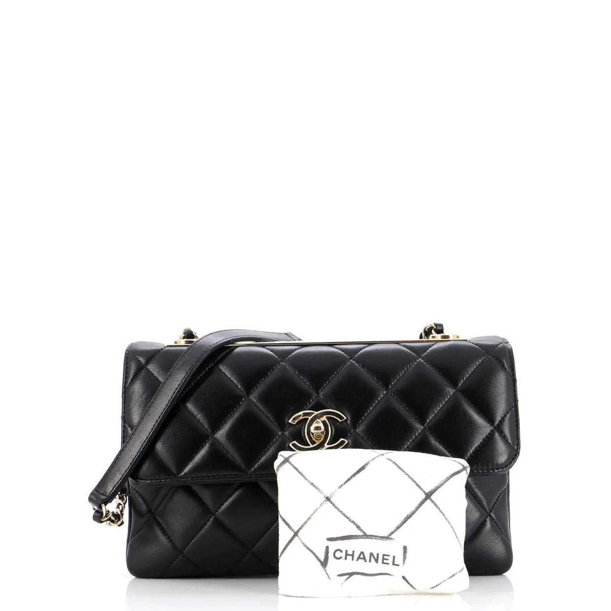 Trendy CC Flap Bag Quilted Lambskin Medium - Deep Luxury