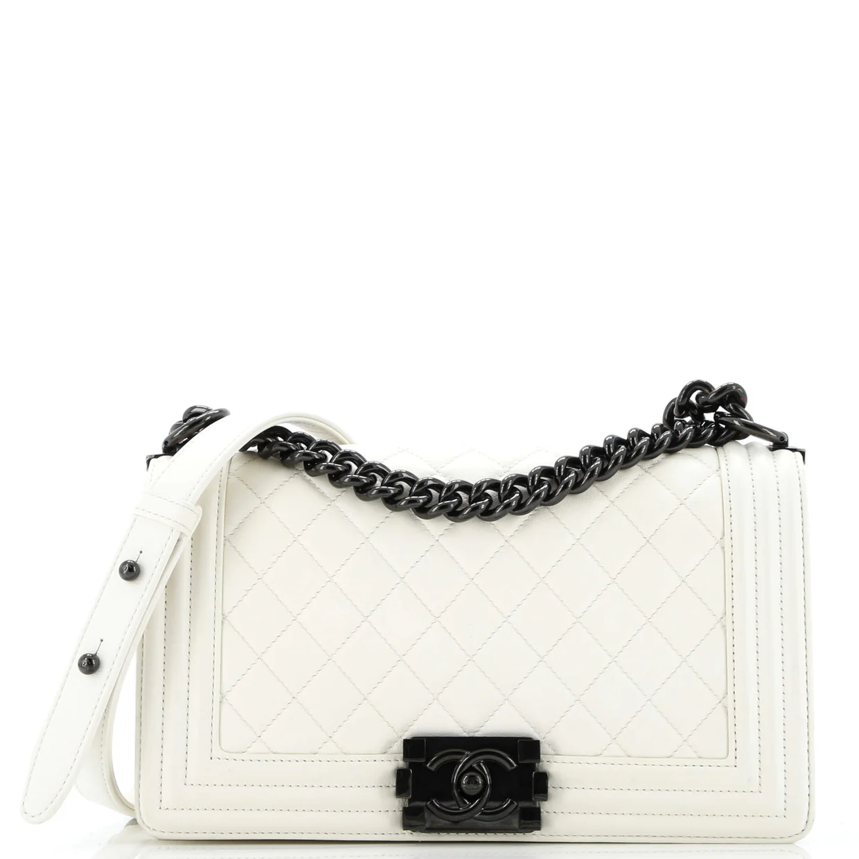 Boy Flap Bag Quilted Lambskin Old Medium - Deep Luxury