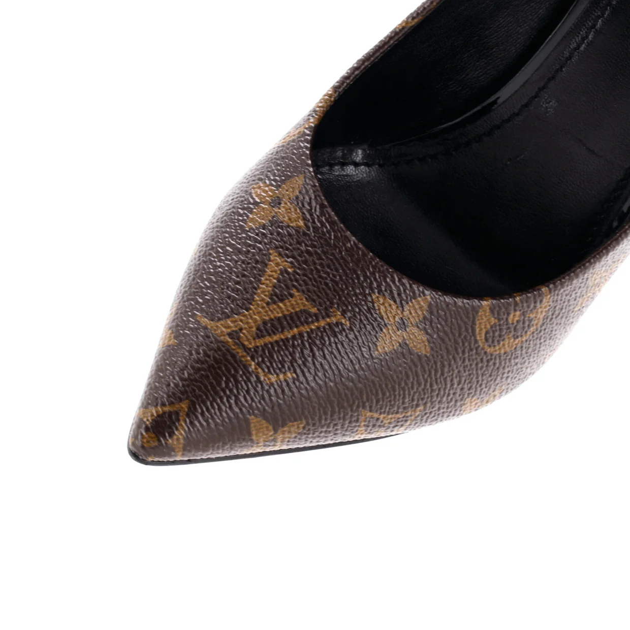 Women's Cherie Pumps Monogram Canvas and Patent - Deep Luxury