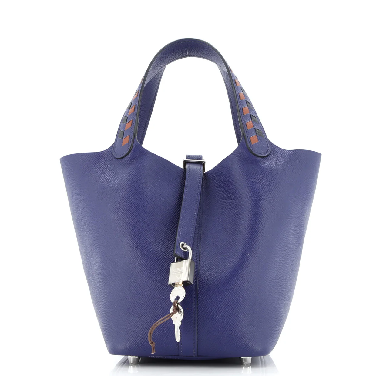Picotin Lock Bag Tressage Epsom PM - Deep Luxury
