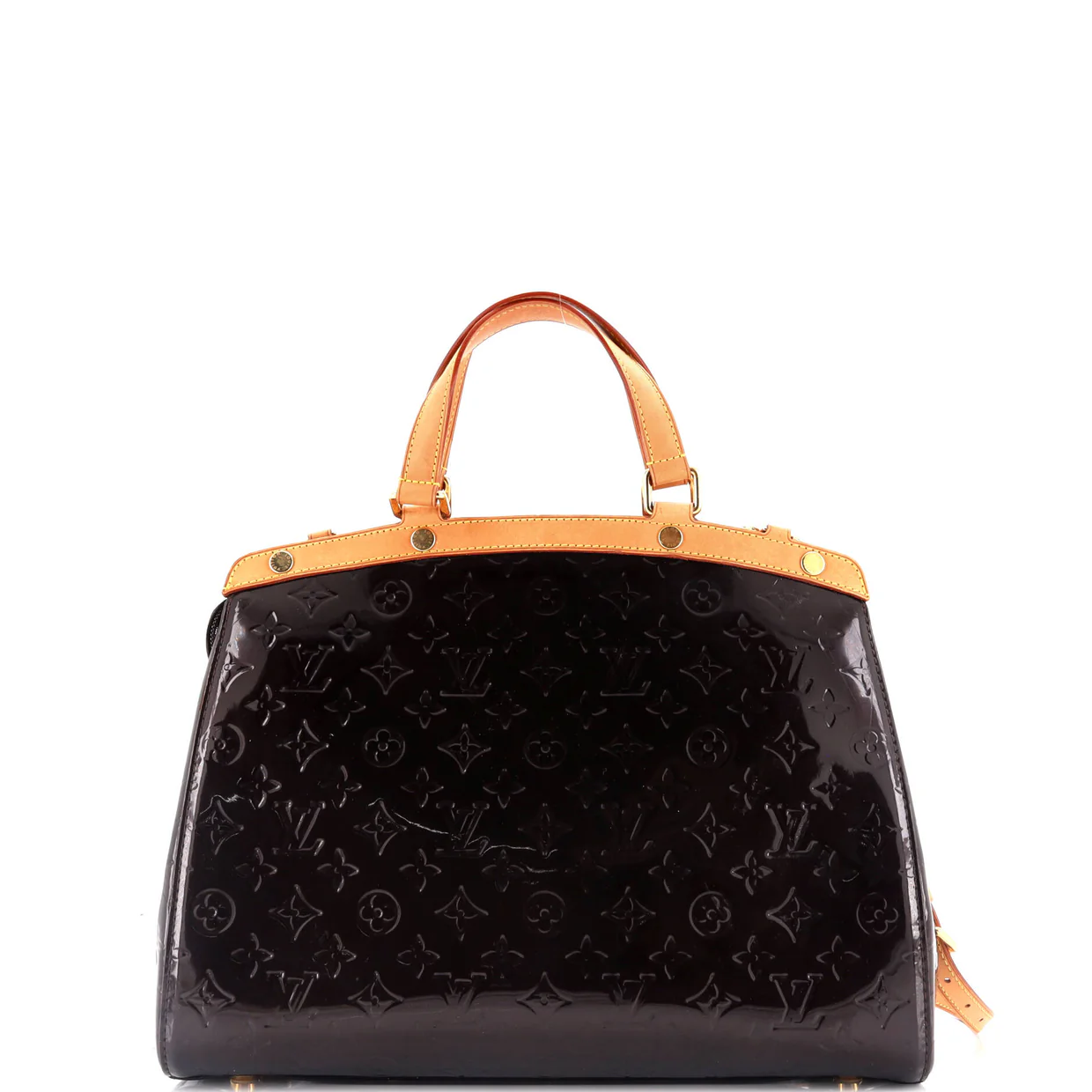 Brea Handbag Monogram Vernis GM - Deep Luxury