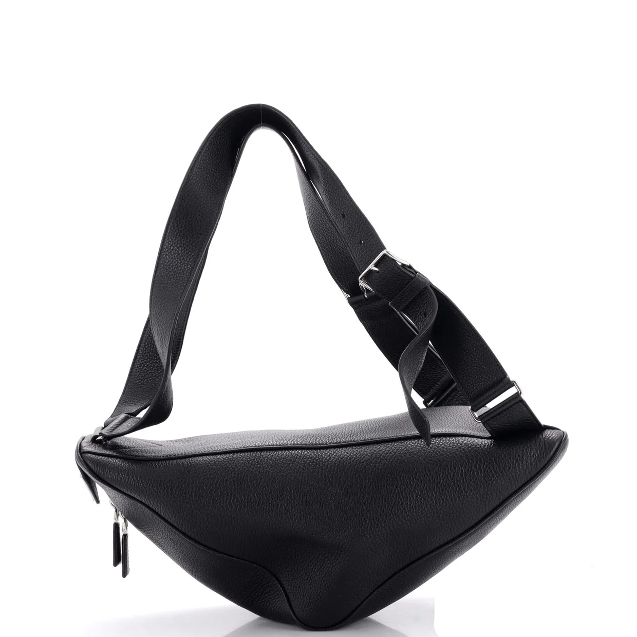 Triangle Zip Backpack Leather - Deep Luxury