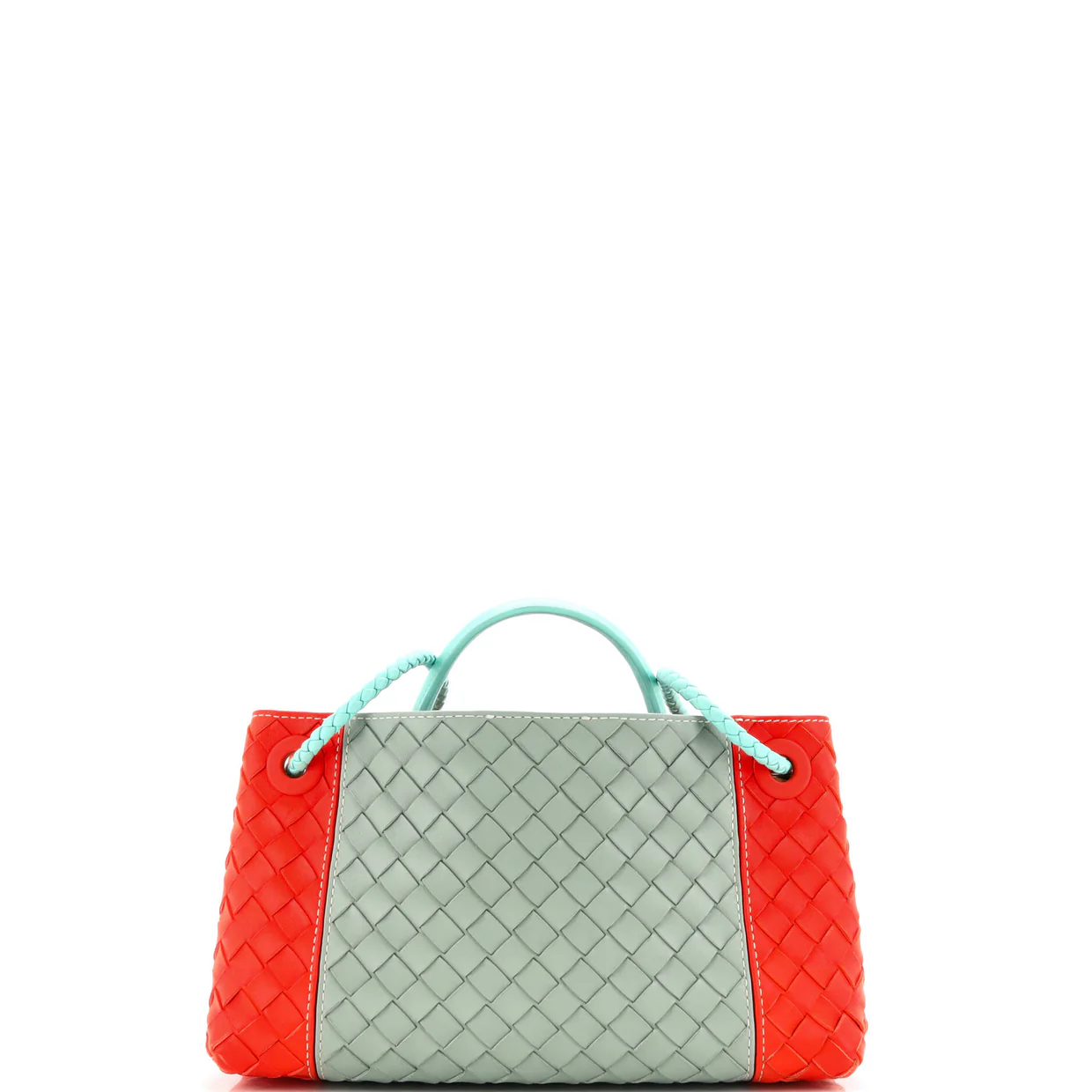 Andiamo Top Handle Bag Intrecciato Nappa Medium - Deep Luxury