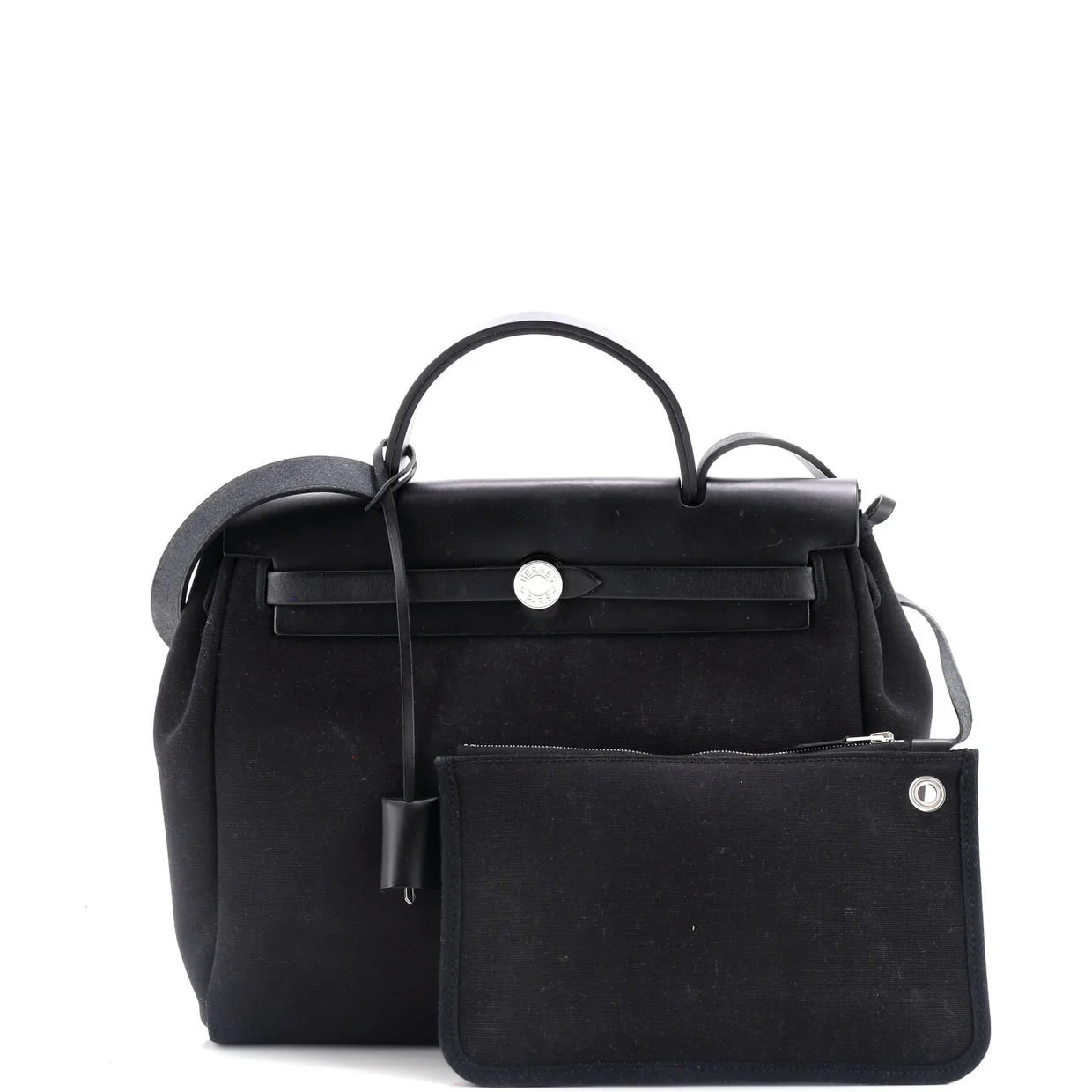 Herbag Zip Leather and Toile 31 - Deep Luxury