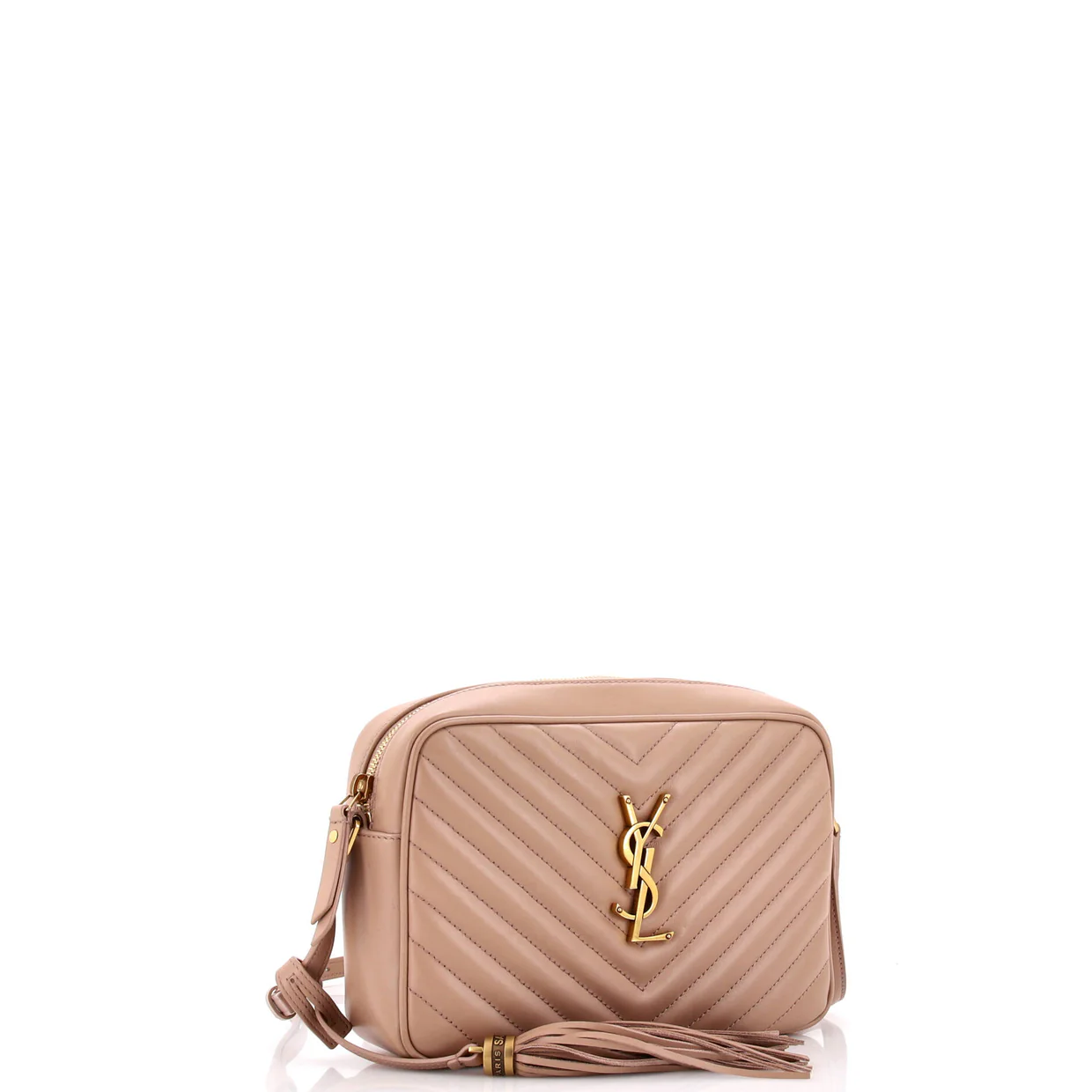 Lou Camera Bag Matelasse Chevron Leather Small - Deep Luxury