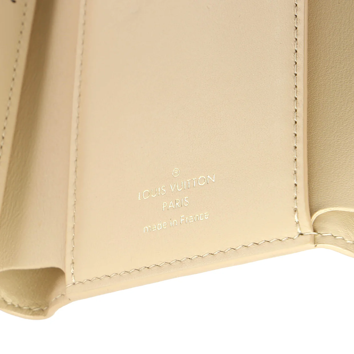 Capucines Wallet Leather with Embellished Detail Compact - Deep Luxury