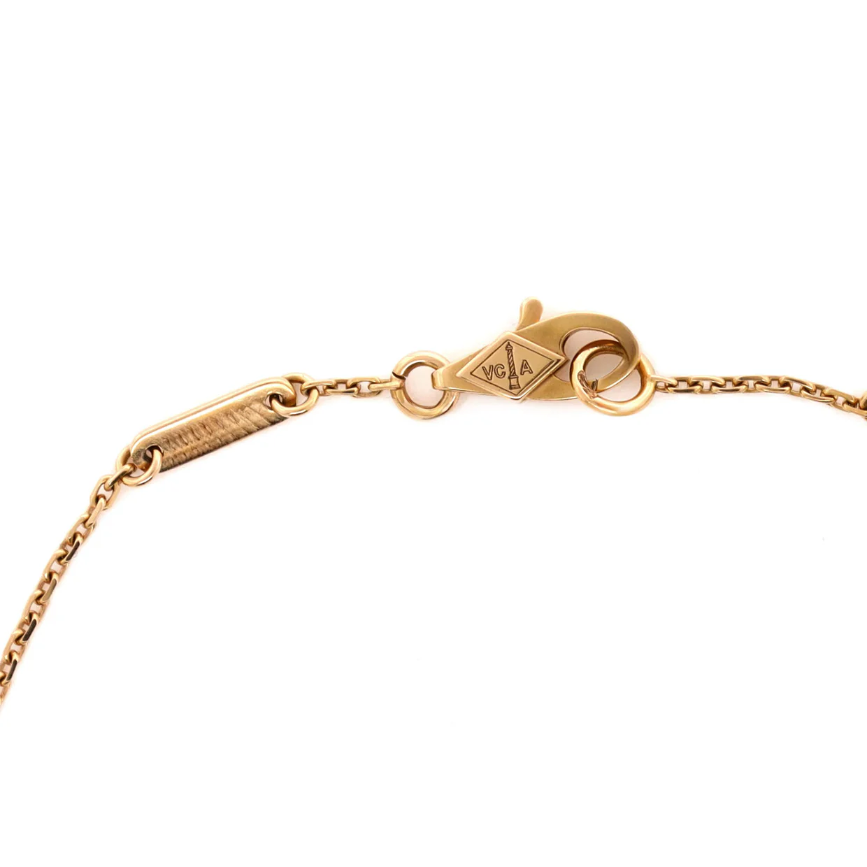Sweet Alhambra Bracelet 18K Rose Gold and Carnelian - Deep Luxury