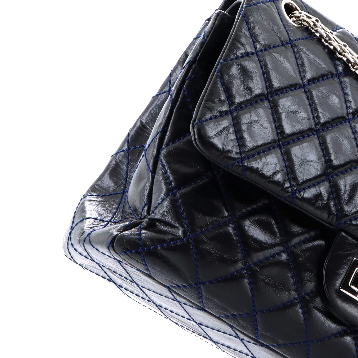 Reissue 2.55 Flap Bag Quilted Aged Calfskin 227 - Deep Luxury