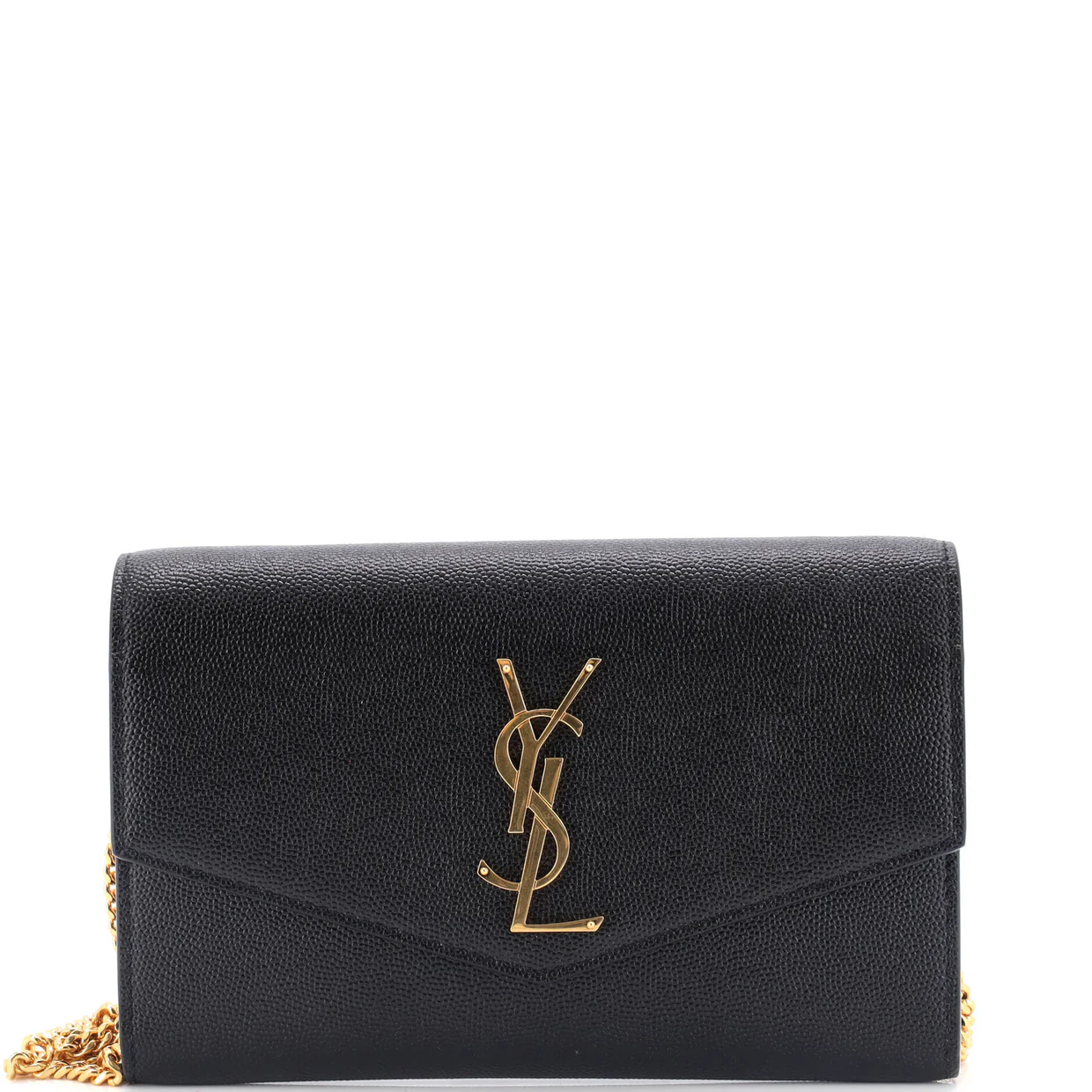 Uptown Chain Wallet Leather - Deep Luxury