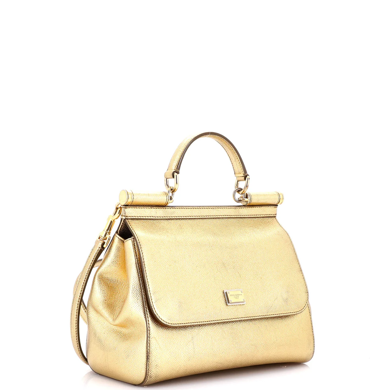 Miss Sicily Bag Leather Medium - Deep Luxury