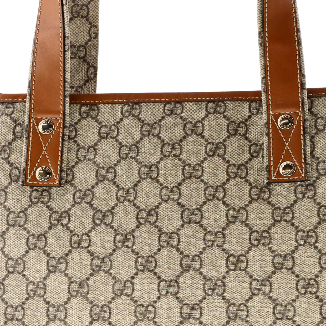 Web Loop Tote GG Coated Canvas Medium - Deep Luxury