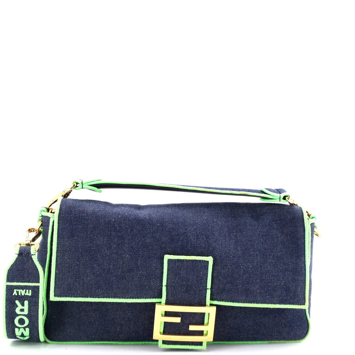 Baguette NM Bag Denim Large - Deep Luxury