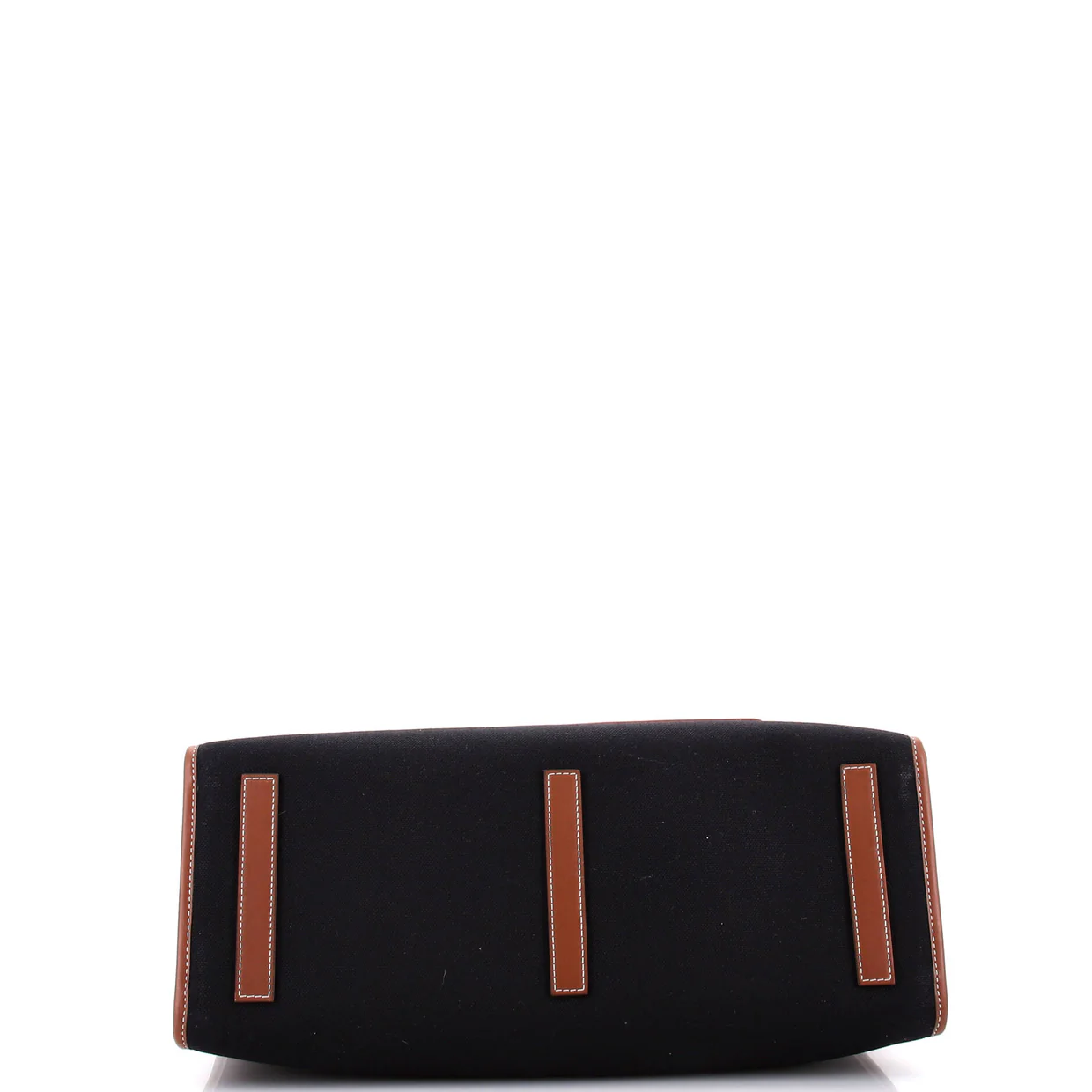 Freya Shopping Tote Canvas with Leather Medium - Deep Luxury