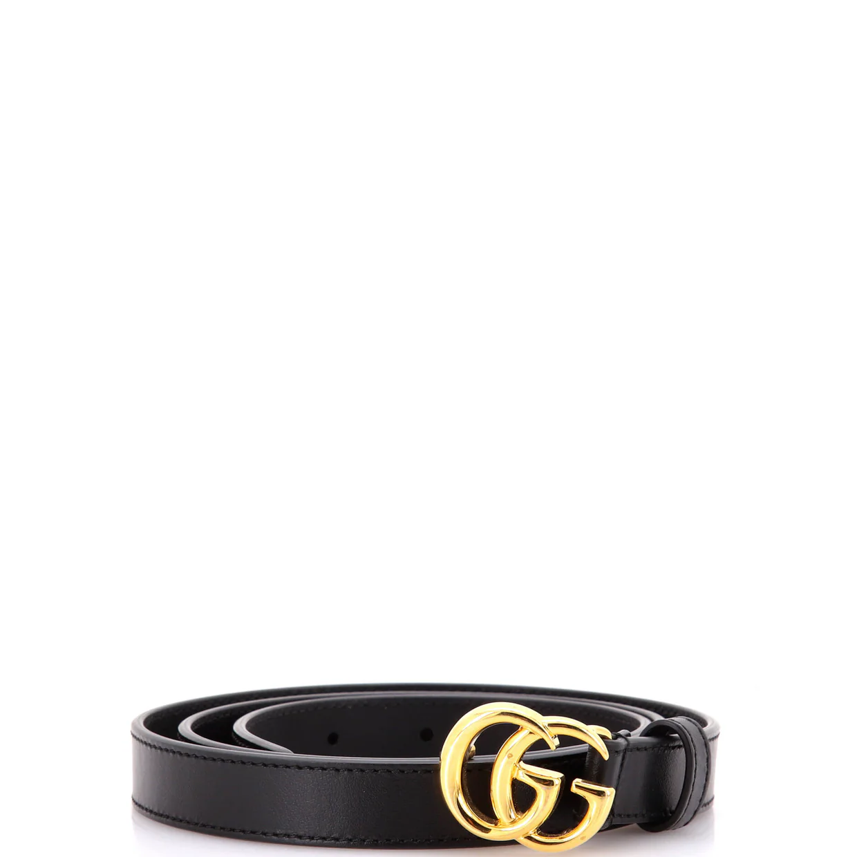 GG Marmont Belt Leather Thin 80 - Deep Luxury