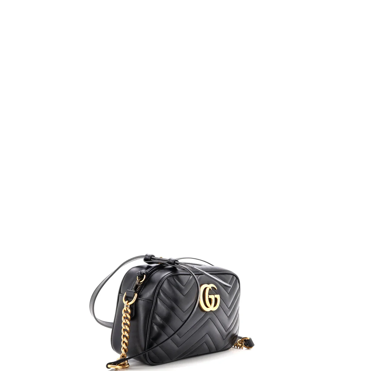 GG Marmont Shoulder Bag Matelasse Leather Small - Deep Luxury