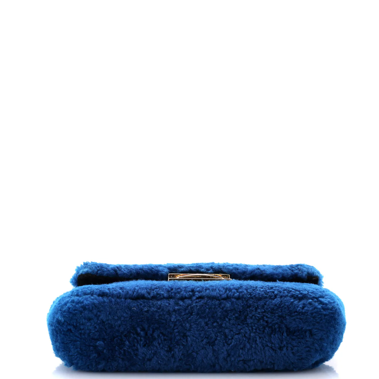 Be Baguette Flap Bag Shearling Medium - Deep Luxury