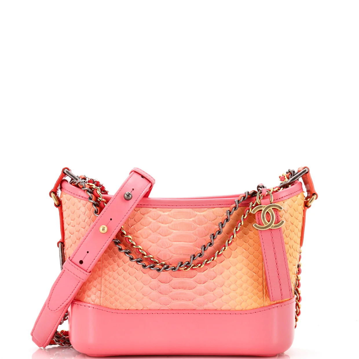 Gabrielle Hobo Python Small - Deep Luxury
