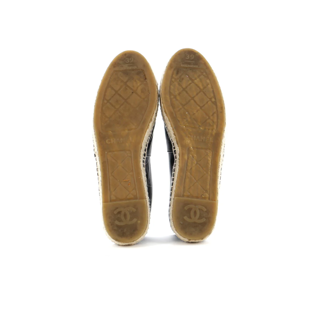 Women's CC Cap Toe Espadrilles Leather - Deep Luxury