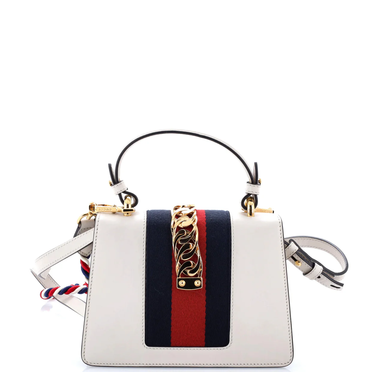 Sylvie Top Handle Bag Embroidered Leather Mini - Deep Luxury